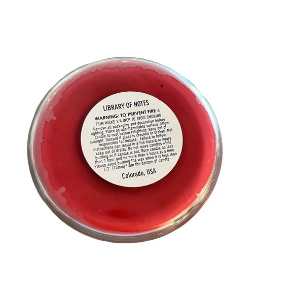 New Library of Notes Winter Park Candle Made in Colorado - Picture 3 of 5